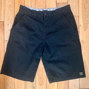 DC Shorts Chino Casual Black Skating Men's 32 Biking Y2K
